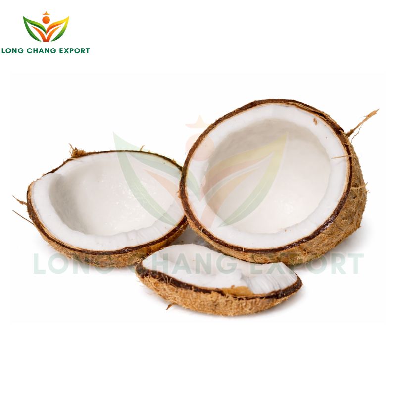 dừa khô lột vỏ long chang