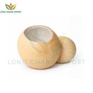 dừa tươi gọt vỏ long chang