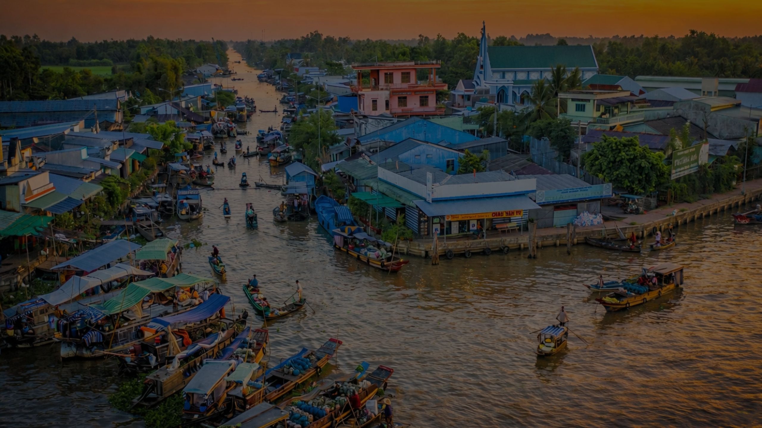 quang cảnh 1 góc miền tây việt nam